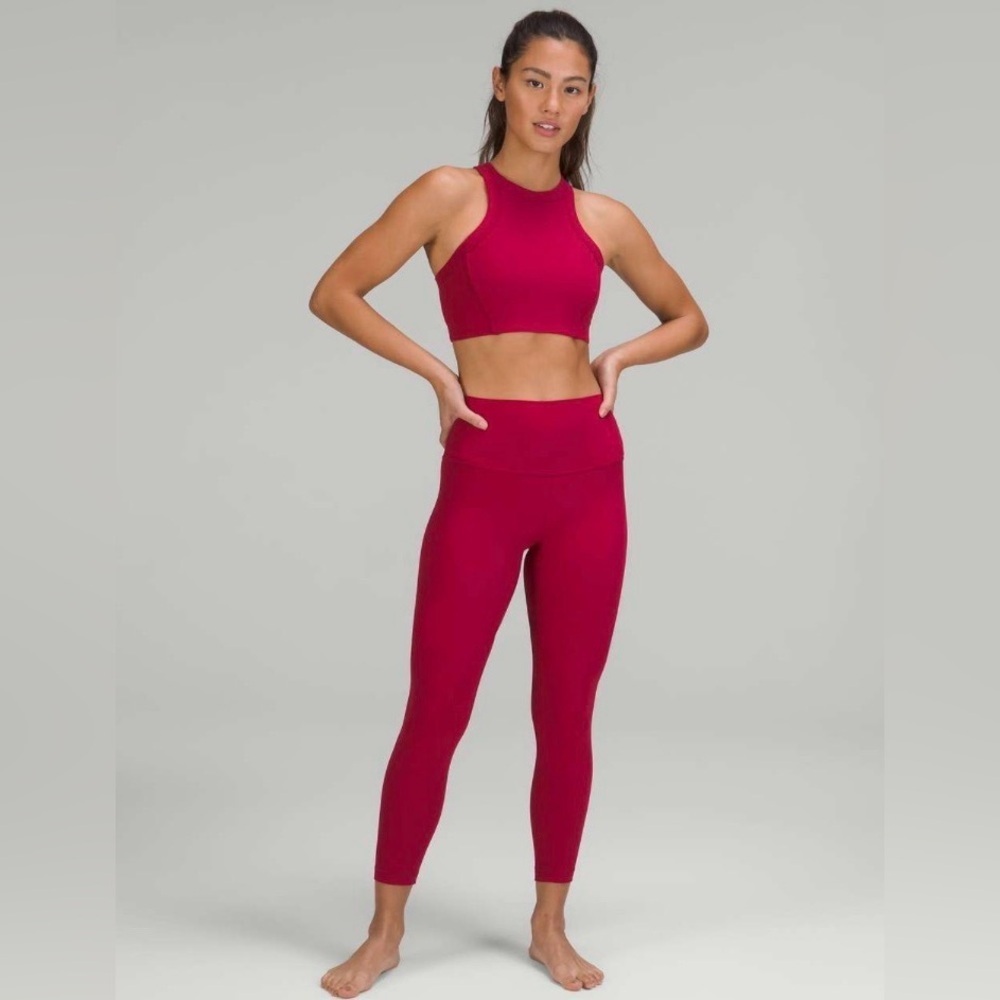 Lululemon Ribbed Nulu High-Neck Yoga Bra, Size 6